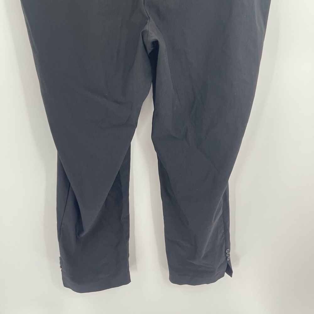 Chicos women’s pull on black rayon nylon spandex trousers pants size 4R size 20 - Picture 9 of 13